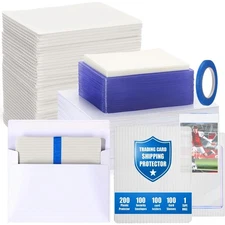 501 Pcs Trading Card Shipping Protector Supplies Kit, Plastic Loaders Sleeves...