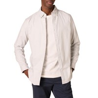 Amazon Essentials Herren Stretch-Oxford Hemd Langarm Normal Hellgrau XXL