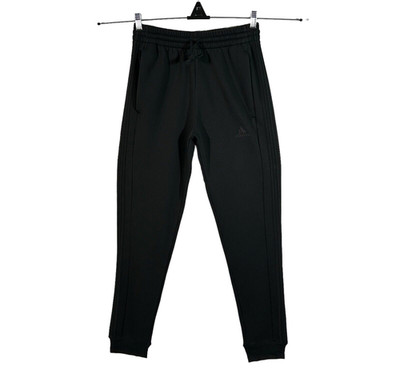 Adidas Men s Fleece Sweat Pants Size XLT (36X36) Black Tapered Leg Regular Fit