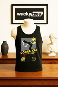 Cobra Kai Kung Fu 8bit NES Gaming Cover Style Graphic Tee Shirt