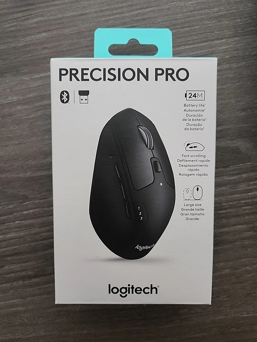 Logitech Precision PRO Optical USB Wireless Gaming Mouse, Bl