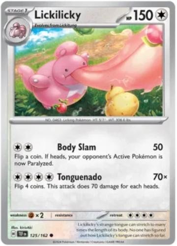 Lickilicky 125/162  Temporal Forces Regular