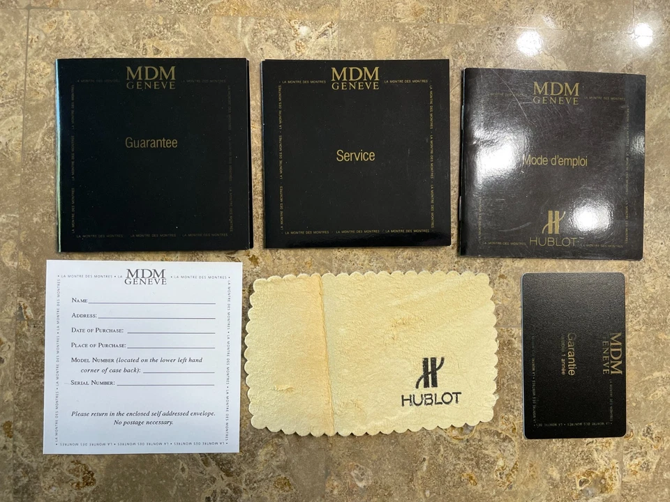 Reloj Automático Hublot MDM Clásico 1581.2 Azul - Propietario Original. Foto 3 de 4