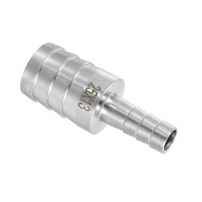 1'' to 1/2'' Hose Barb Reducer Pipe Fitting Stainless Steel Adapter