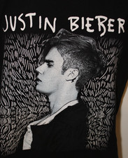 Justin Bieber 2016 Purpose World Tour Concert T-Shirt - Medium