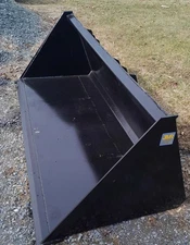 NEW 84" USA made HD,High Capacity Snow Litter BUCKET SKID STEER,tractor,bobcat 7
