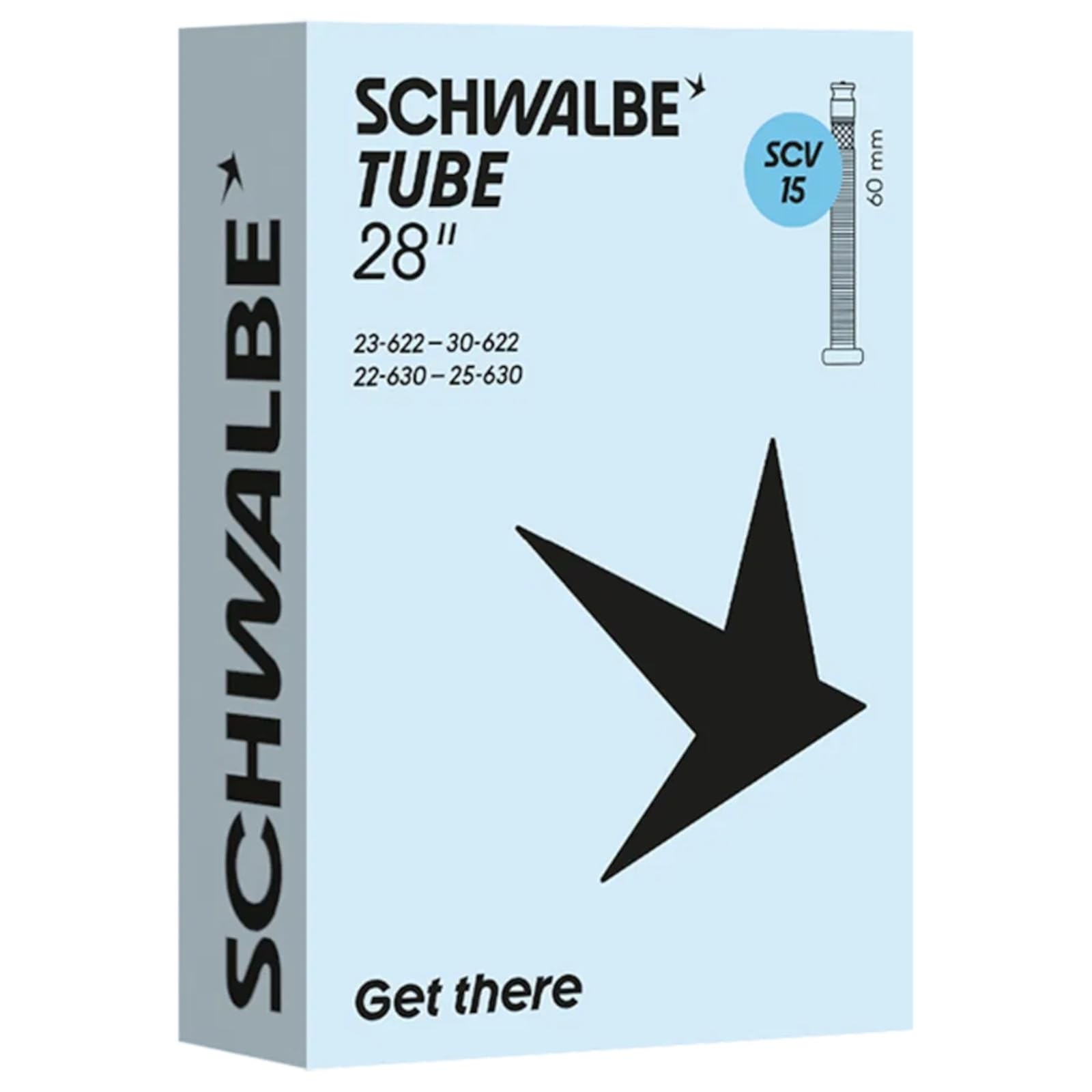 Schwalbe Fahrradschlauch Click Valve SCV15 2330-622630 IB 60mm 3890₽