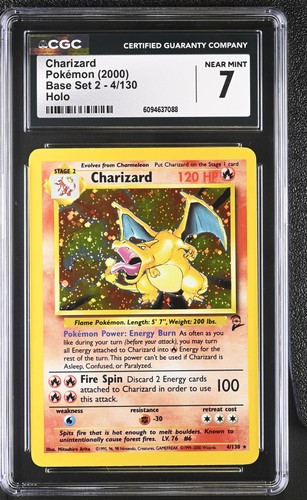 Charizard graded CGC 7 for sale on eBay