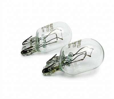 4x Autolampen T20 12V W21/5W W3x16q CLEAR / TRANSPARENT Glassockel E-PRÜFZEICH