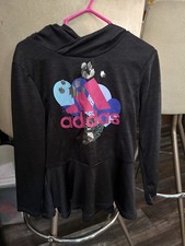 Girls Adidas Athletic Hoodie