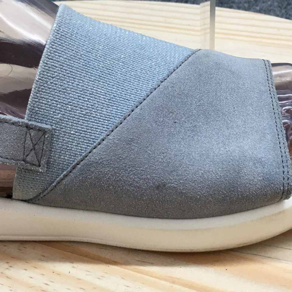 Sandalias Rockport para mujer 7,5 M Kyra con cordones de cuero azul informales cómodas CI4824 Foto 3 de 4