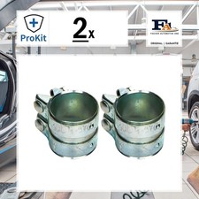 2x ORIGINAL® Fa1 Rohrverbinder, Abgasanlage Links für VW GOLF VII T-ROC AMAROK