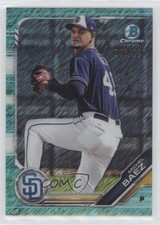 2019 Bowman Chrome Prospects Aqua Shimmer Refractor /125 Michel Baez 0w47