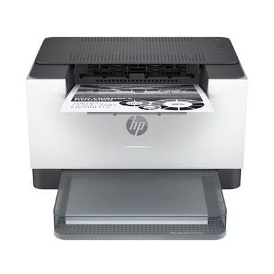 HP - LaserJet M209dw Wireless AI-Enabled Black-and-White Laser Printer - Whit...