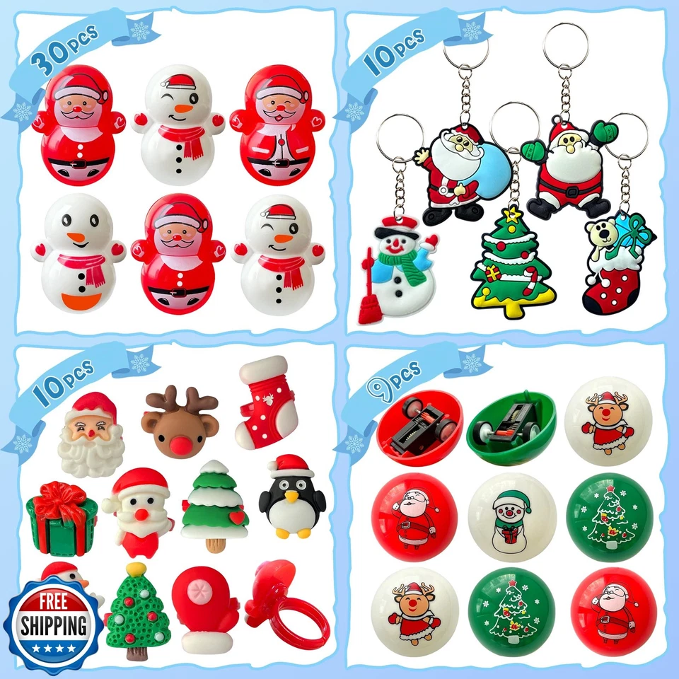 250 PIEZAS Juguetes de Navidad para Niños Regalo de Navidad, Surtido Juguetes de Navidad para Fiesta Foto 3 de 4