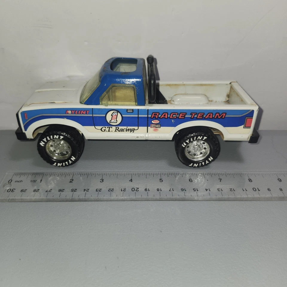 Camioneta pickup vintage de metal NYLINT Race Team G.T. Racing Retro Foto 2 de 4