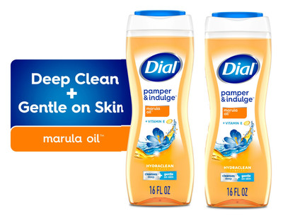 Dial Body Wash, Pamper & Indulge Marula Oil, 16 fl oz (2 Pack)