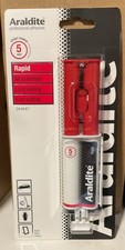 Image of Araldite Rapid Epoxy Syringe 2-Part Set 24ml Strong Fast Setting Glue