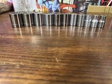 Craftsman 12 Drive 10pc Sae 12 Pt Socket Set 716 - 1-18 Made In Usa Craftsman 12 Drive 10pc Sae 12 Pt Socket Set 716 - 1-18 Made In Usa