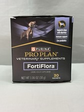 Purina FortiFlora Pro Plan Veterinary Probiotic DOG Supplement - 30 Sachets 1/27