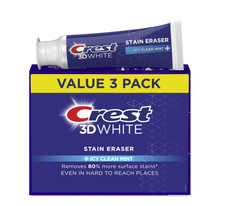  6X Crest 3D White Stain Eraser Whitening Toothpaste Ice Clean Mint 3.8Oz SEP27