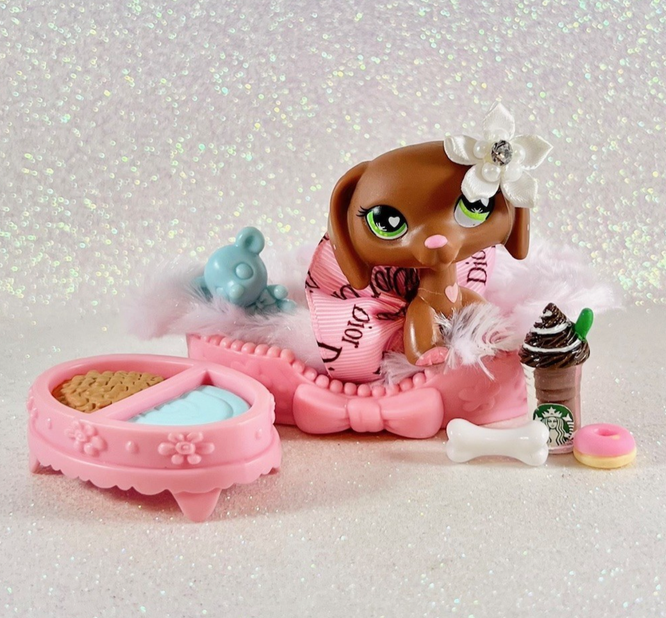 Authentic Littlest Pet Shop 556 Dog Dachshund Teckel