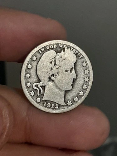 1912- S Barber Quarter #3