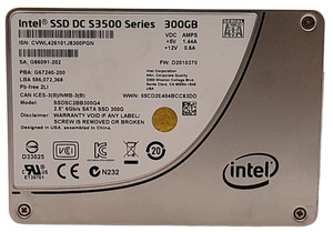 Intel SSD DC S3500 Series SSDSC2BB300G4 300GB SATA SSD 2,5" 90-99% Health