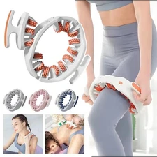 360° Anti-Cellulite Roller Manual Massager Lymphatic Drainage Muscle Leg Relief