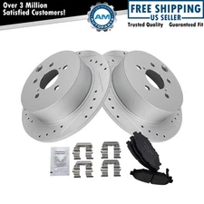 Performance Rear Brake Pad & Rotor Kit Performance Ceramic Fits Subaru