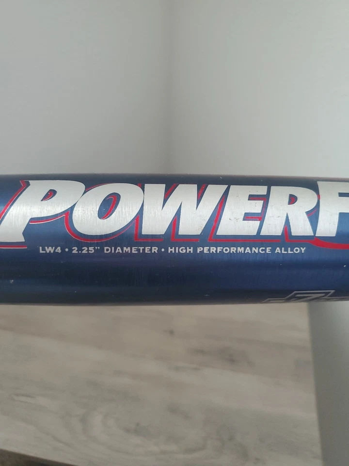 Bate de béisbol Worth Power Flex LW4 2 1/4” diámetro 29” 22 oz -7 LL BR DYB pony AABC Foto 4 de 4