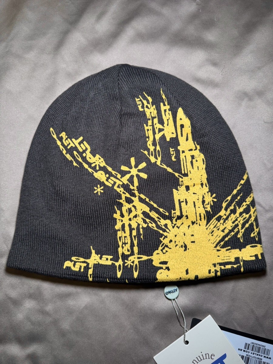 帽子 00s Oakley / Software Beani Oakley PIET Software Logo Ellipse Beanie Brown Hat Y2K Outdoor SKI