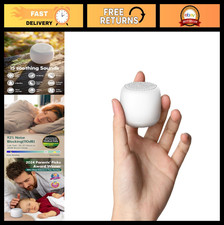 White Noise Sound Machine for Adults Kids - 15 Non-Looping Sounds, Timer, Port