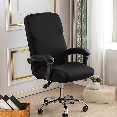 Stretch Printed Computer Office Chair Covers, Removable Washable Anti-Dust