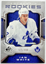 2006-07 SP Game Used #156 Ian White RC SERIAL #176/999 TORONTO MAPLE LEAFS