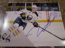 NIKITA ZADOROV SIGNED 8X10 MATTE PHOTO BUFFALO SABRES COLORADO AVALANCHE (D)