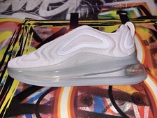 Nike Air Max 720 GS Size 3.5Y/ Women  s 5 Triple White AQ3196 100 Bin 8