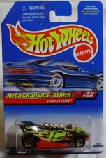 Hot Wheels – Turbo Flame® Mega Graphics™ Series – DieCast – 1:64 - Black