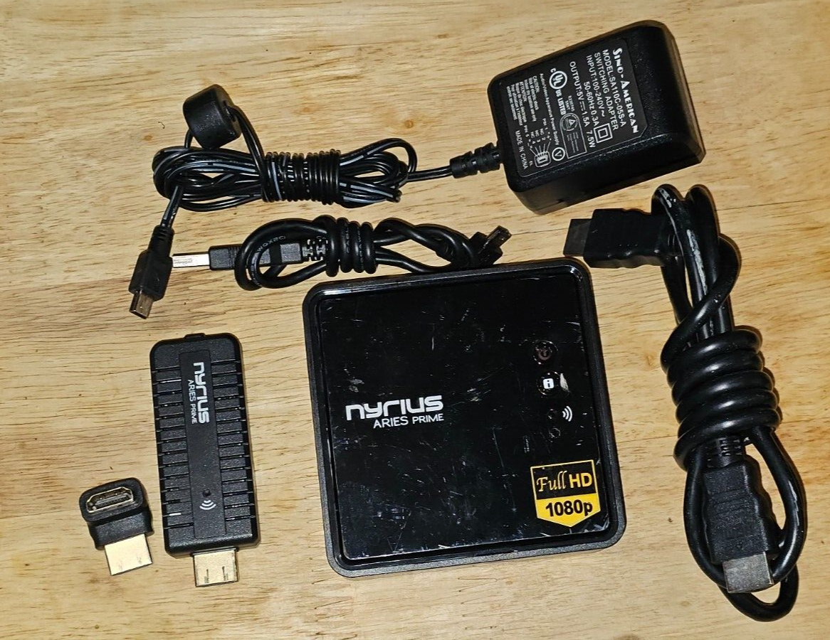 Nyrius Aries Prime Wireless Video HDMI Streaming Transmitter