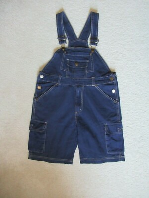 Vroom Dreesmann Navy Blue Cotton Canvas Denim Cargo Shorts