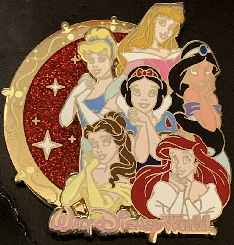 Disney 2006ニューイヤー柄 ピンバッジ 6個セット WDW Walt Disney