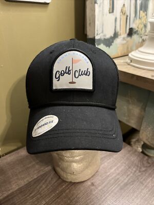 NWT Tommy Bahama Mesh Trucker Hat Adjustable Black Cord Golf Club