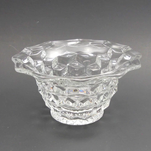 Fostoria American 6" Mayonnaise Bowl Flared Rim Clear Mayo Server