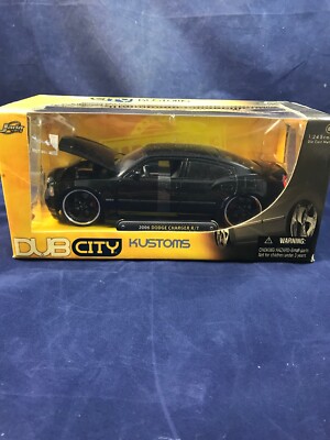 2005 Jada Toys DUB CITY KUSTOMS BLK 2006 DODGE CHARGER R/T | eBay
