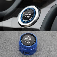 Blue Crystal Start Engine Button for BMW 5 6 7 Series F01 F02 F10 F11 F12 2009 +