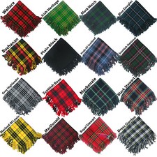 Scottish Traditional Kilt Flyplaid In Many Tartans - 48'' By 48''