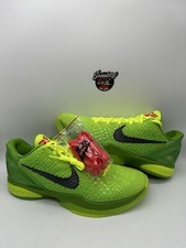 Nike Zoom Kobe 6 Protro Grinch Green Christmas Mamba 2020 Men CW2190-300 Size 14