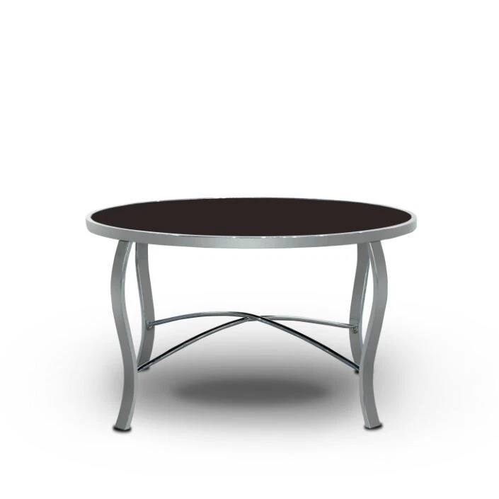 Homelegance Black Glass Top with Chrome Leg Table Set (3 Table Set) - New in Box - Image 3 of 4