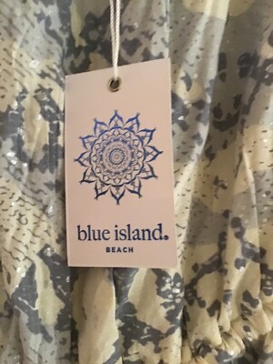blue island beach cover up dress Wholesale Premium Maxi Beach Cover-up Amy Kimono Dress in Laucala Island  Blue Teal for your store