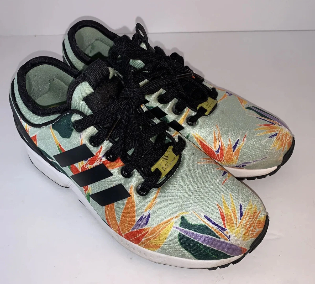 Naar Ondergedompeld Dronken worden Adidas Boys 5 Torsion Ortholite Birds of Paradise Running Shoes | eBay